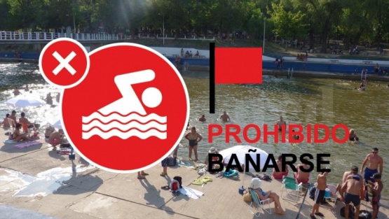 Reiteraron la prohibición de bañarse en el río Salto