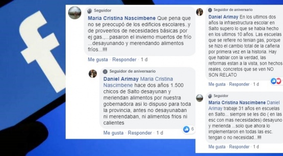 Arimay se cruzó en Facebook con una jubilada: 