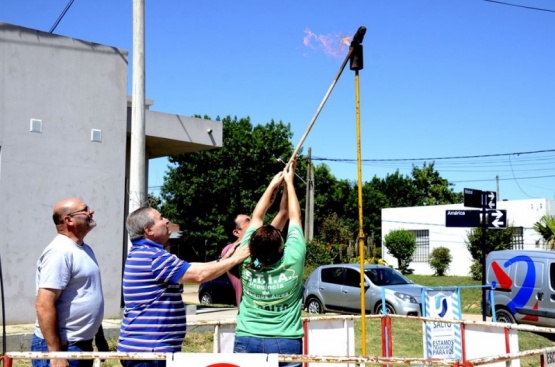 100 familias beneficiadas con las obras de ampliación de gas