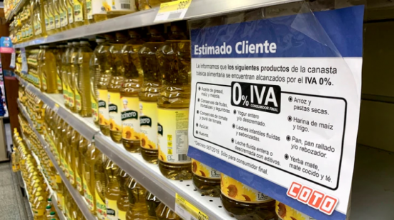 Cuáles son los alimentos que aumentan 7% por la reimplantación del IVA a la canasta básica