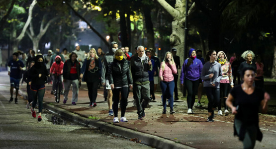Los runners desbordaron los parques de la Ciudad de Buenos Aires 