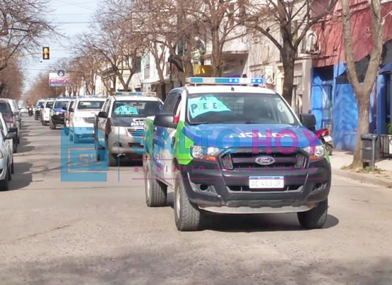 Protesta policial: efectivos de Salto se sumaron al reclamo de mejoras salariales 