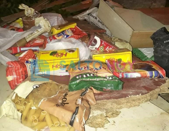 Tiraron mercadería de programas alimentarios a la basura