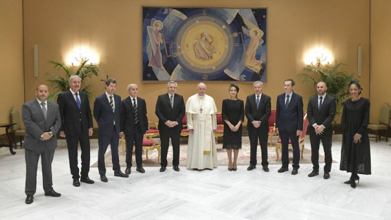 Alberto Fernández fue recibido por el papa Francisco 