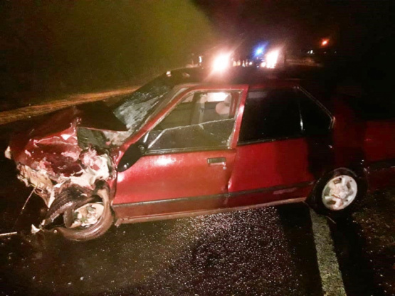 Dos heridos fue el saldo de un choque frontal en la ruta 191